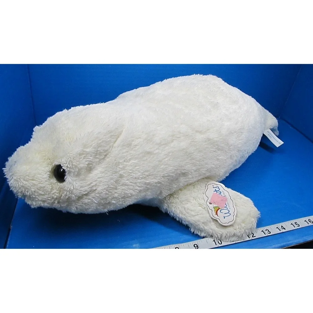 Wishpets Plush Eco Friendly Elaine the Cream Seal Stuffed Animal 22
